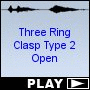 Three Ring Clasp Type 2 Open