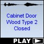 Cabinet Door Wood Type 2 Closed