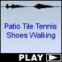Patio Tile Tennis Shoes Walking