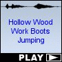 Hollow Wood Work Boots Jumping