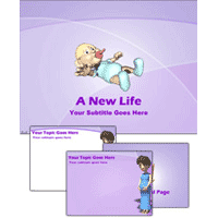 A new life powerpoint template