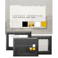 Critical connection PowerPoint template