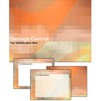 Damage control powerpoint template