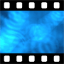 Blue bliss video background of radiating ripples