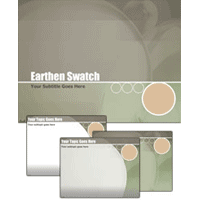 Earthen swatch PowerPoint template
