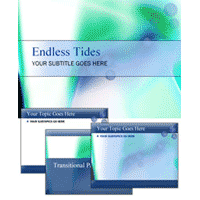 Endless tides powerpoint template