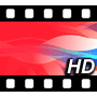 Colorful waving ribbons of abstract union jack flag HD video background
