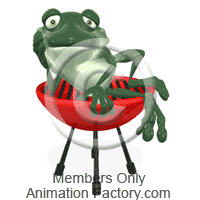 Frog on grill