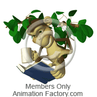 Monkey reading book in tree limb