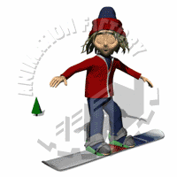 Snowboarding Animation