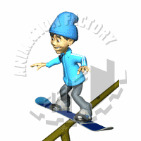 Snowboarder Animation