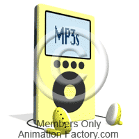 Music player with mp3s scroll
