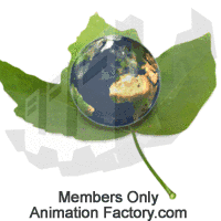 Earth rotating on leaf