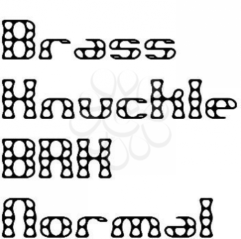 Brass Font
