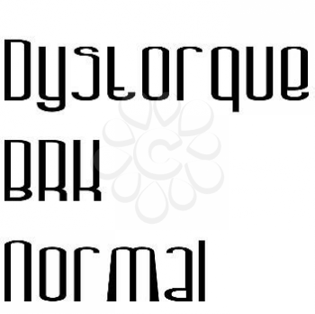 Dystorque Font