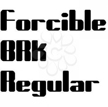 Forcible Font