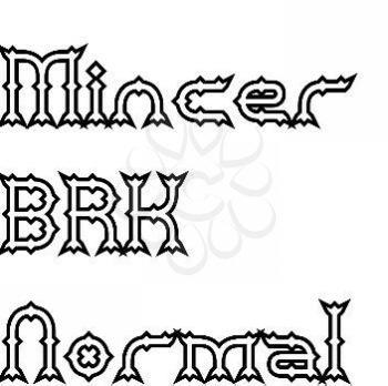 Mincer Font