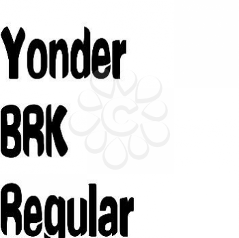 Yonder Font