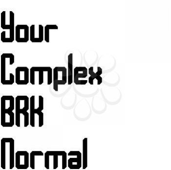 Complex Font