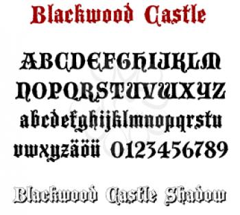 Blackwood Font