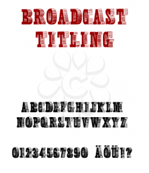 Broadcast Font