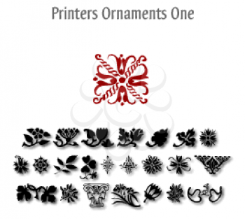 Printers Font