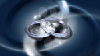 Royalty Free HD Video Clip of Rings 