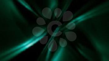 Royalty Free Video of Spinning Green Light Streams