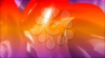 Royalty Free Video of Abstract Red, Orange, and Purple Liquid Ovals