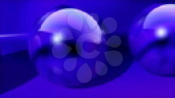 Royalty Free HD Video Clip of Wavy Rolling Balls