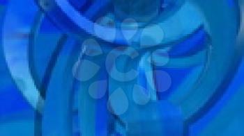 Royalty Free HD Video Clip of Abstract Blue Swirls