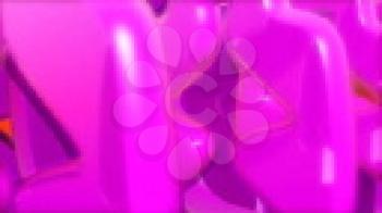 Royalty Free Video of Abstract Pink Geometric Shapes