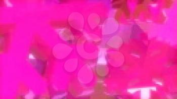 Royalty Free Video of Rotating Pink Snowflakes