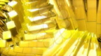 Royalty Free HD Video Clip of Abstract Yellow Rectangles