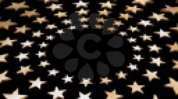 Royalty Free Video of Circling Stars