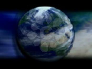Royalty Free Video of a Revolving Globe