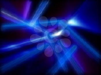 Royalty Free Video of a Spinning Blue and Purple Abstract